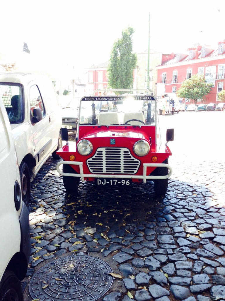 Cute cars in Alfama, Lisbon