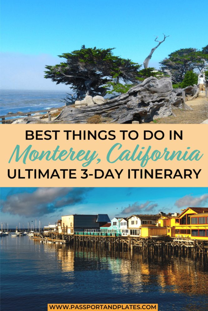 Planning to spend a long weekend in Monterey? Check out this perfect 3-day Monterey itinerary for all the best things to do in Monterey, California!