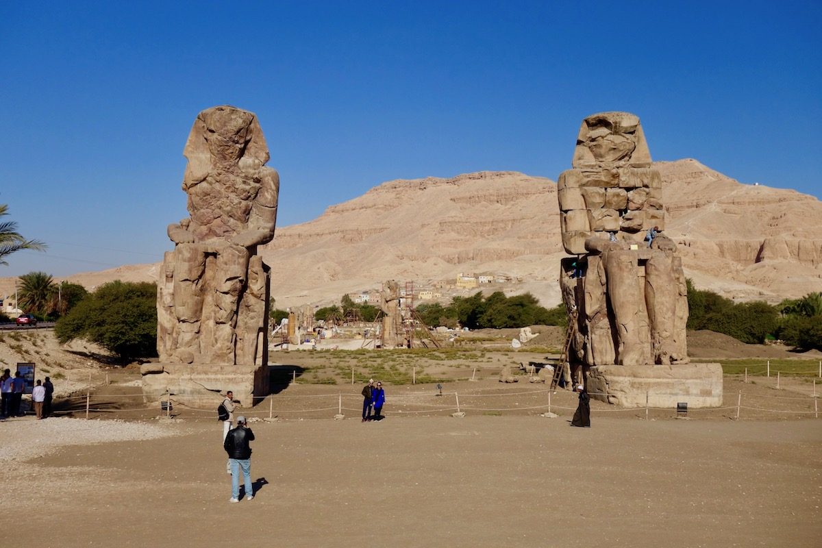 Colossi of Memnon - part of a 2 days in Luxor itinerary