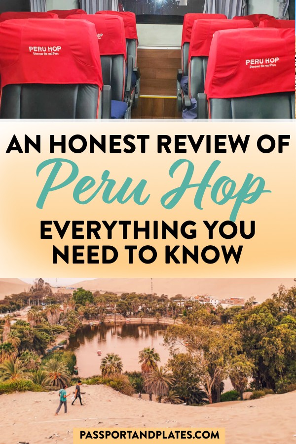 Click to read this honest Peru Hop review of Peru's most popular hop on hop off bus service - including the pros, cons, and costs!