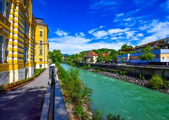River in Feldkirch Austria