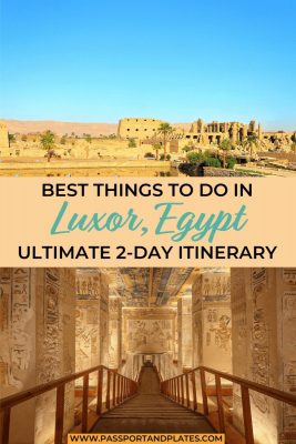 Looking for the perfect 2 days in Luxor itinerary? I've got you! Click to read the best things to do in Luxor and start planning your trip!