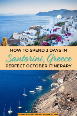 Looking for the perfect 3 days in Santorini itinerary? This is everything you'll need for an epic October trip! | 3 days in Santorini Itinerary | Santorini October Itinerary